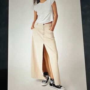 Free People, we the free Come As You Are Maxi Skirt. NWOT